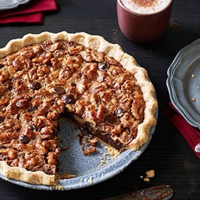 Chocolate And Lotus Pie