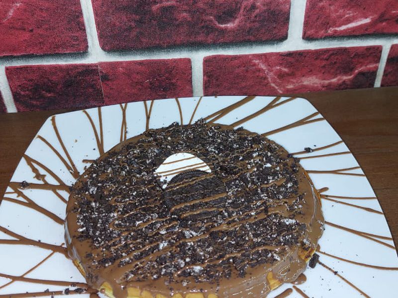 Oreo chocolate waffle