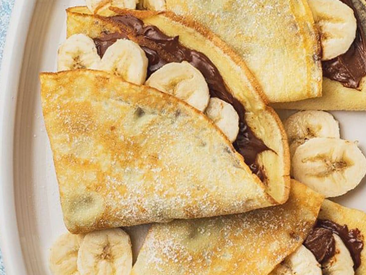 Chocolate And Banana Crepe
