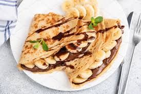 Nutella Chocolate With Banana Crepe