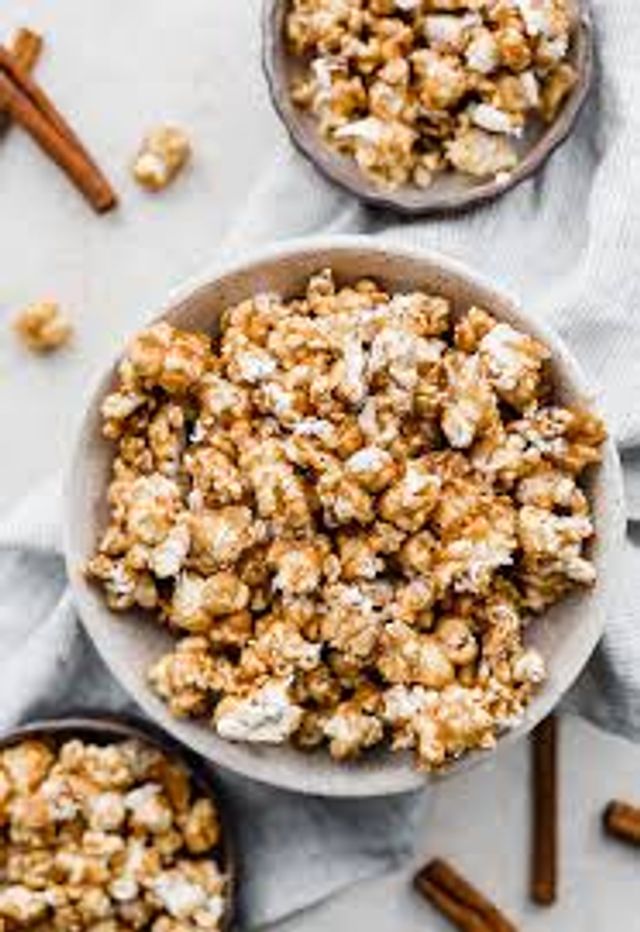 Cinnamon Bun Popcorn