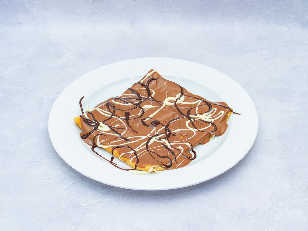 Plain Crepe with Chocolate Filling