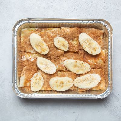 Cinnamon with banana feteera