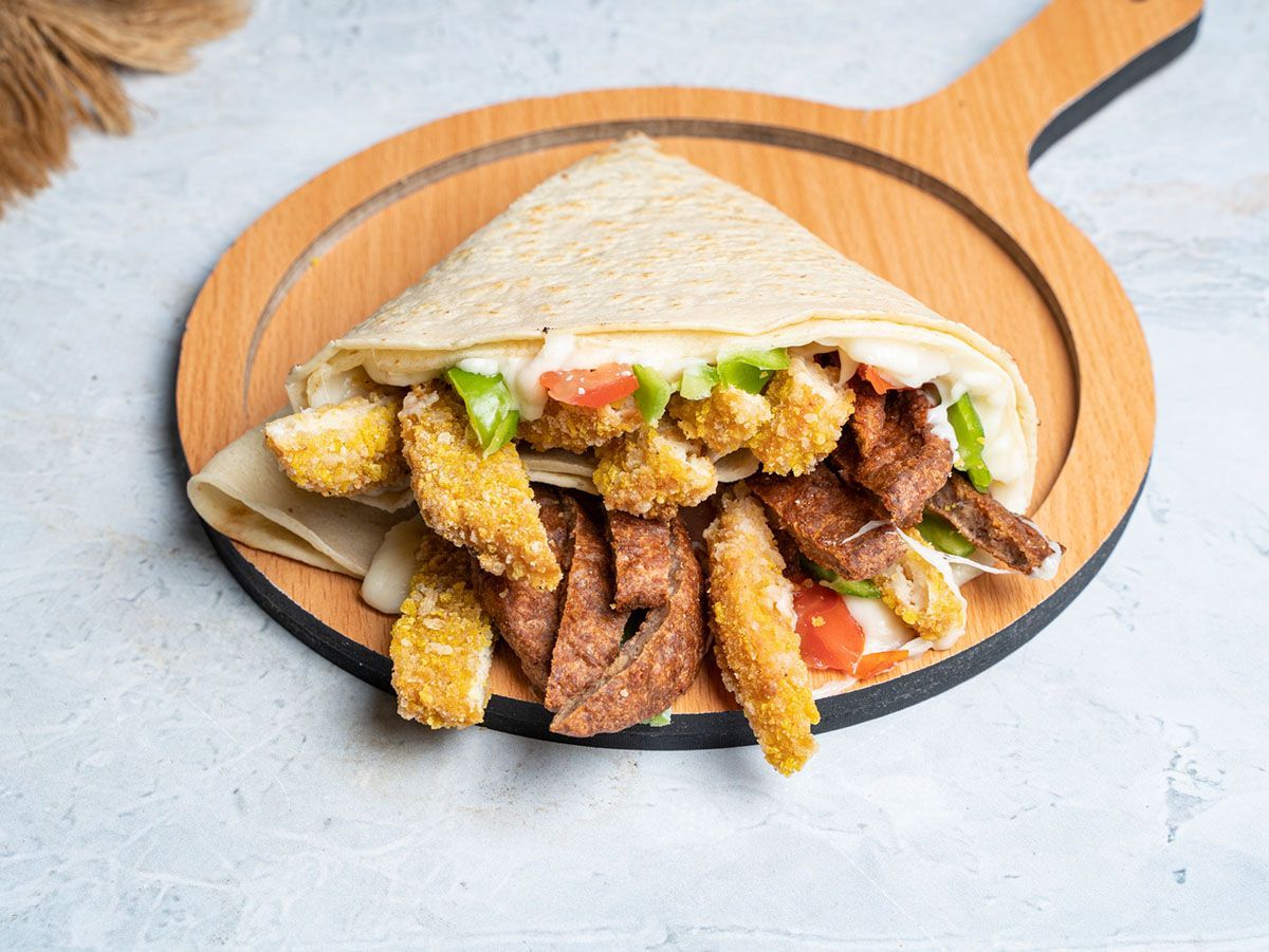 Chicken Pane With Kofta Crepe