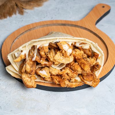 Chicken fajita crepe