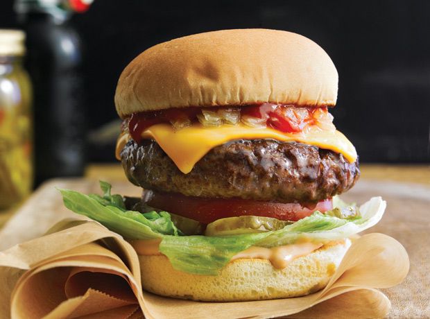 Classic Beef Burger Sandwich
