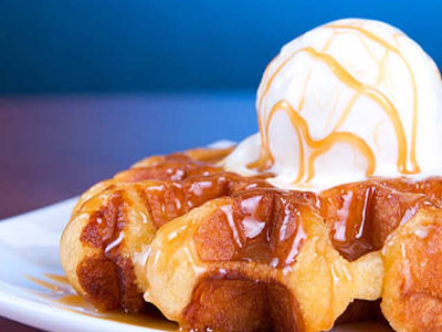 Classic Caramel Waffle