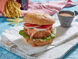 Classic Shrimp Burger Sandwich