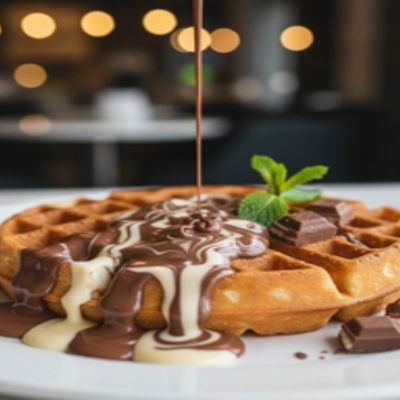 Classic Waffle Kinder Sauce