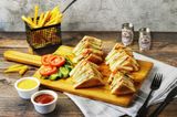 Smoked Beef Club Sandwich