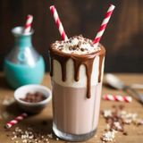 Coconut Chocolate Milkshake