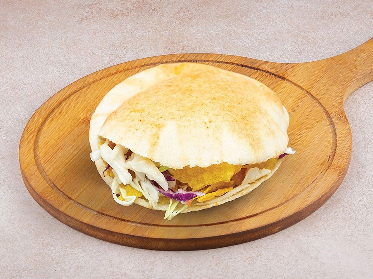Cole Slaw Potatoes Sandwich