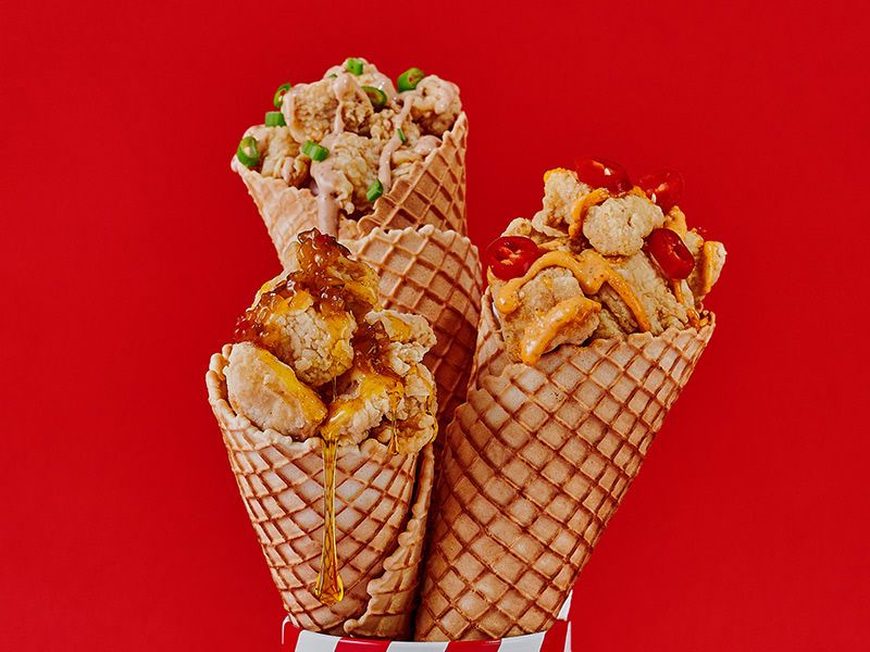 Smoked Chicken Cone