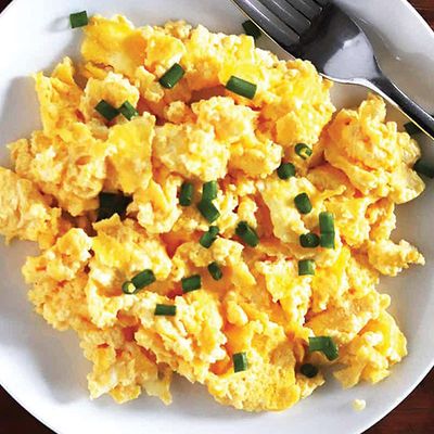 Egg dish cooked with cheese