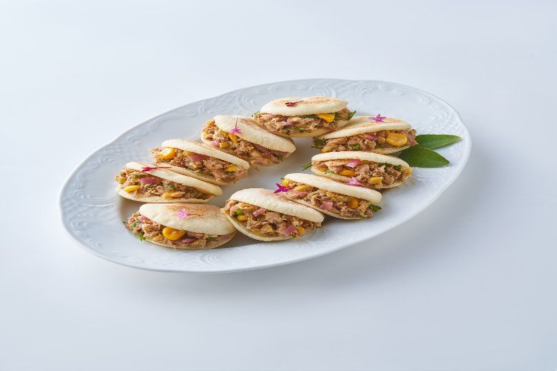 Mini Batbout Spicy Tuna