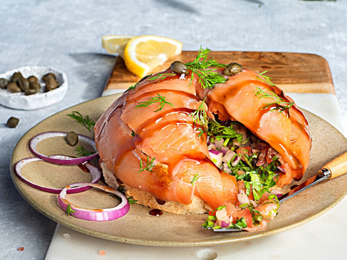 salmon bouqet