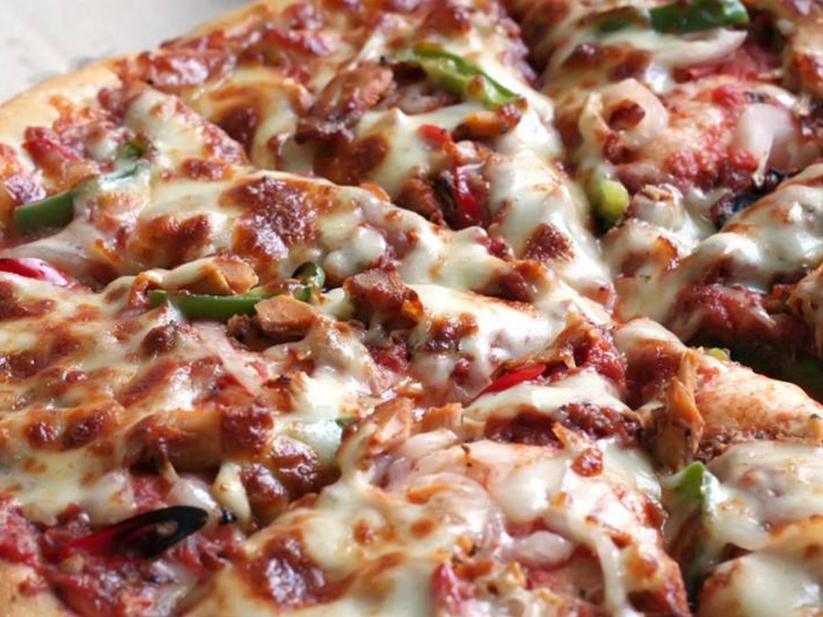 Sausages pizza