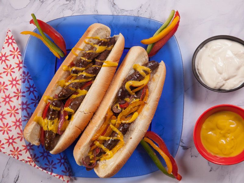 Baladi Oriental Sausage Sandwich