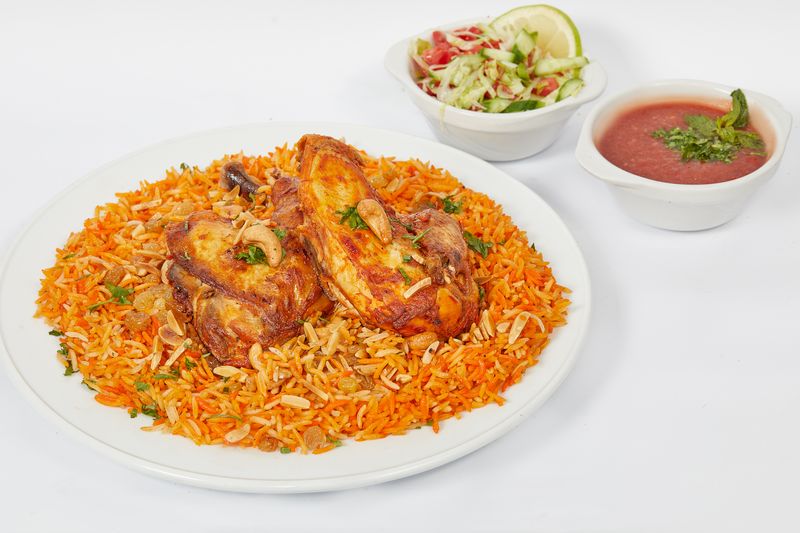 Chicken Mansaf Shami Meal Half Chicken
