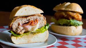 Cordon Bleu Burger Sandwich