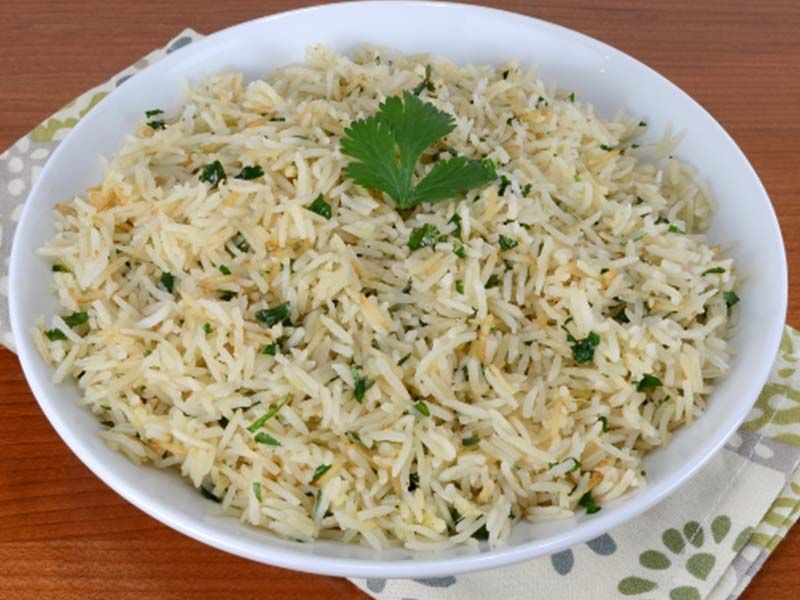 Coriander And Ginger Jasmine Rice