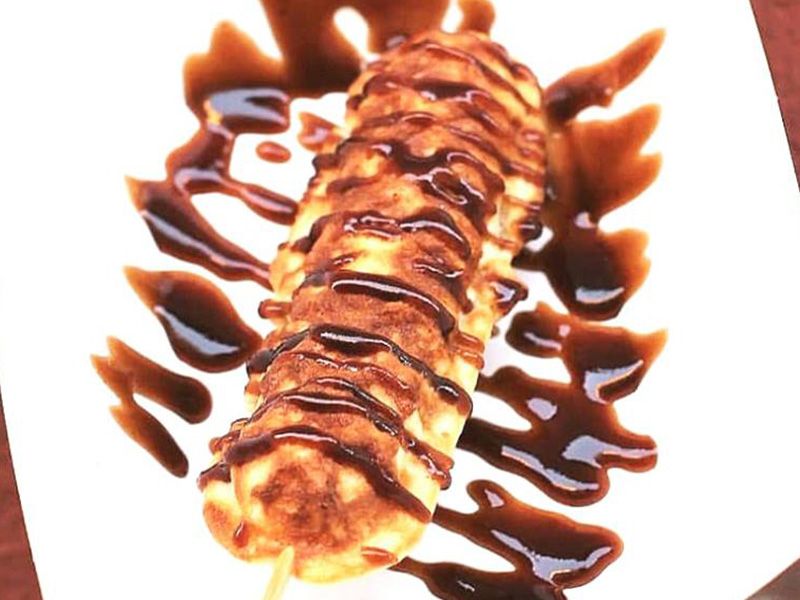 Corn Chocolate Waffle