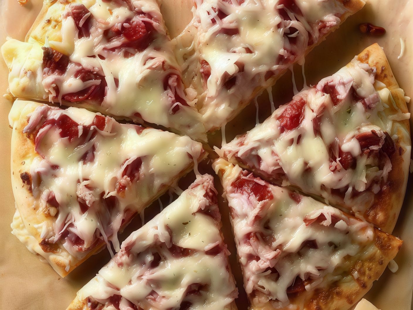 Corned Beef Italian Pizza