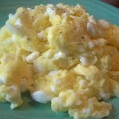Box Of Cottage Cheese With Eggs