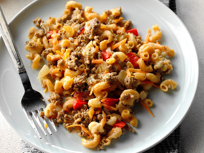Beef Mac And Cheese Pasta