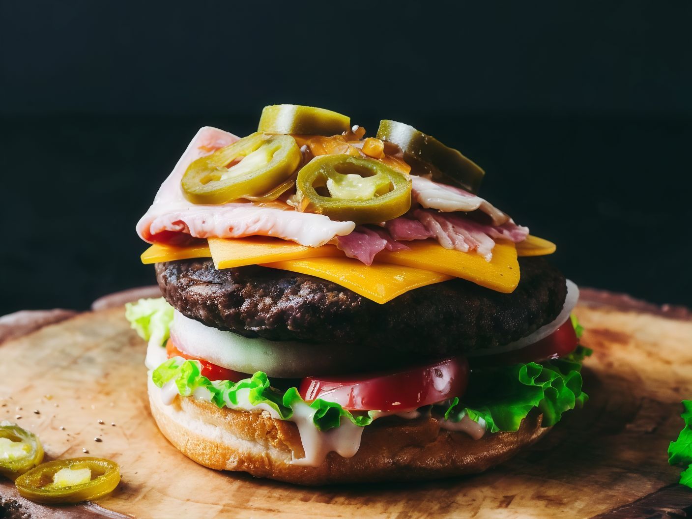 Cowgirls Burger Sandwich