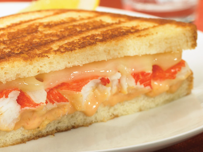 Crabs With Cheese Sandwich
