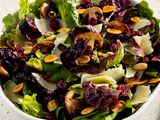 Rucola Mushroom Cranberries Salad