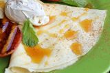 Cream And Honey Crepe