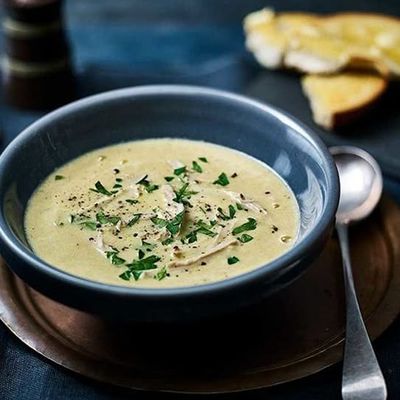 شوربة كريمة الدجاج