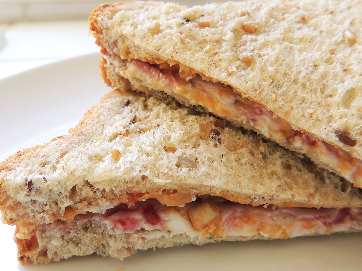 Cream with Jam Sandwich