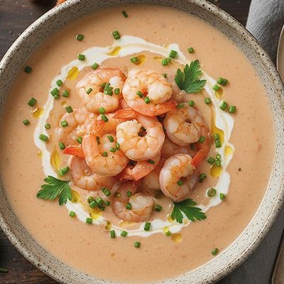 Cream with Shrimp Soup