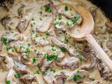 Creamy Beef Stroganoff Pasta