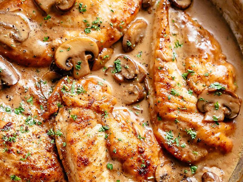 Creamy Chicken Marsala