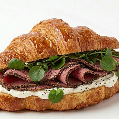 Roast Beef Creamy Croissant