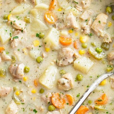 Creamy chicken soup