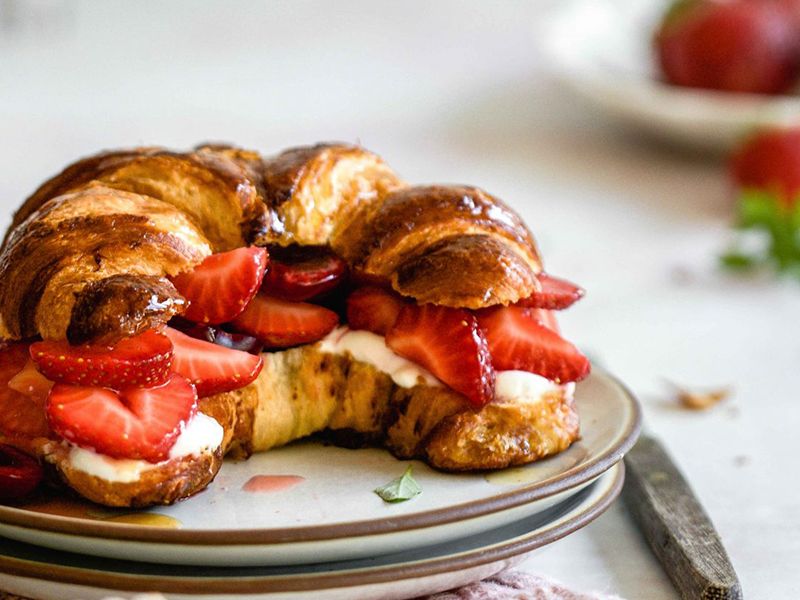 Honey With Cream Croissant