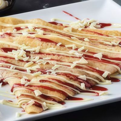 Crepe Kiwi White Chocolate