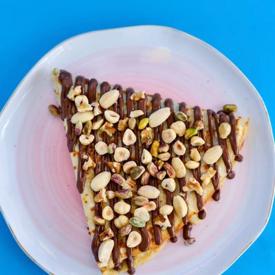Chocolate Crepe With Nuts