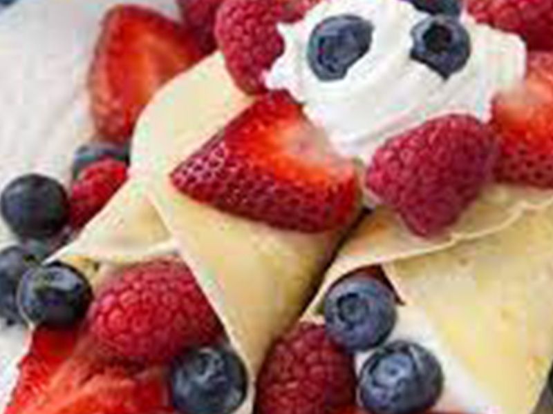 Seasonal Fruit Sweet Crepe