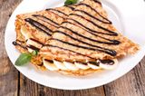 Chocolate With Banana And Apple Crepe