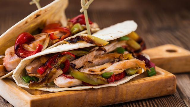 Fajita Chicken Crepe