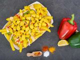 Crinkle Fries With Chicken Fajita
