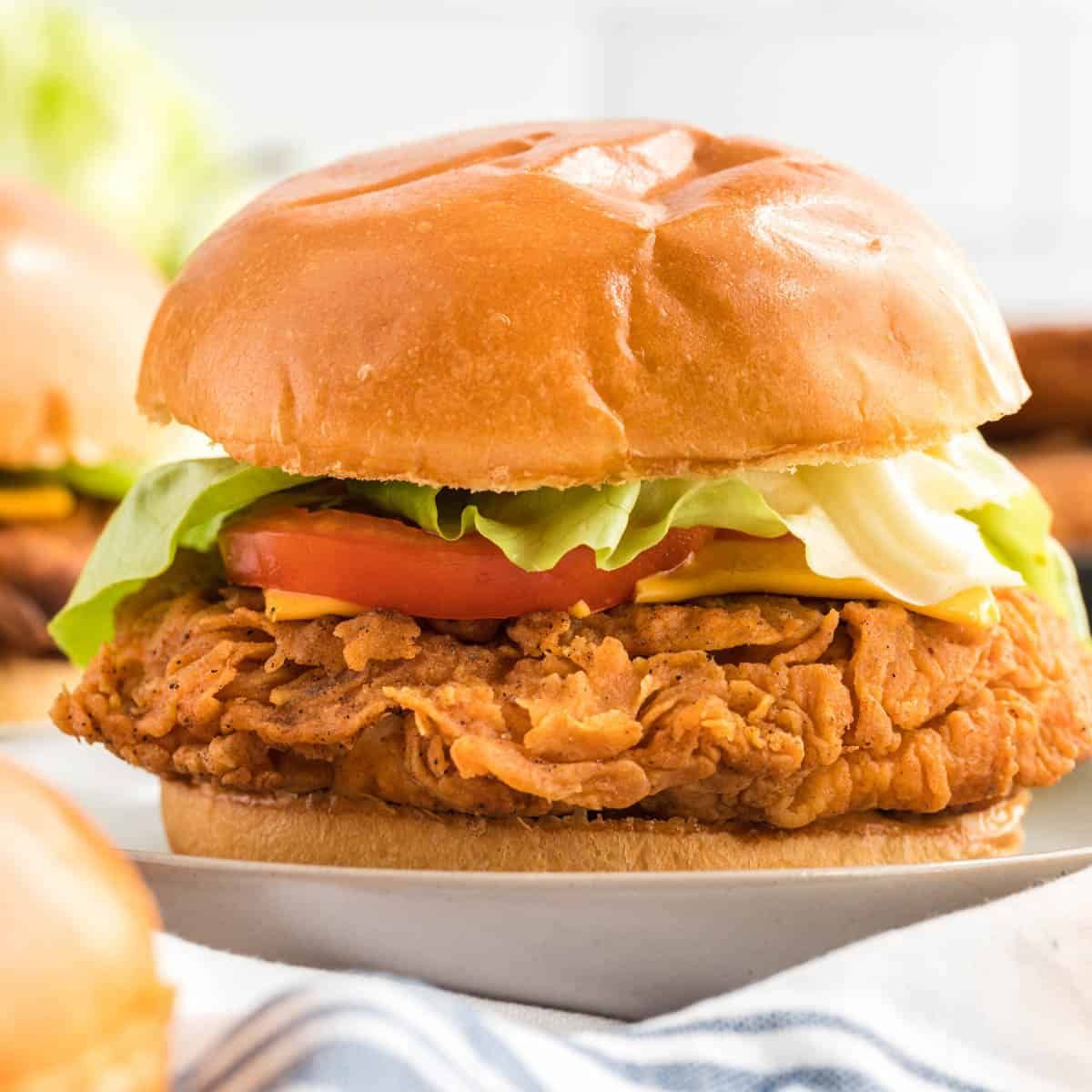 Chicken Crispy Sweet Chilli Sandwich