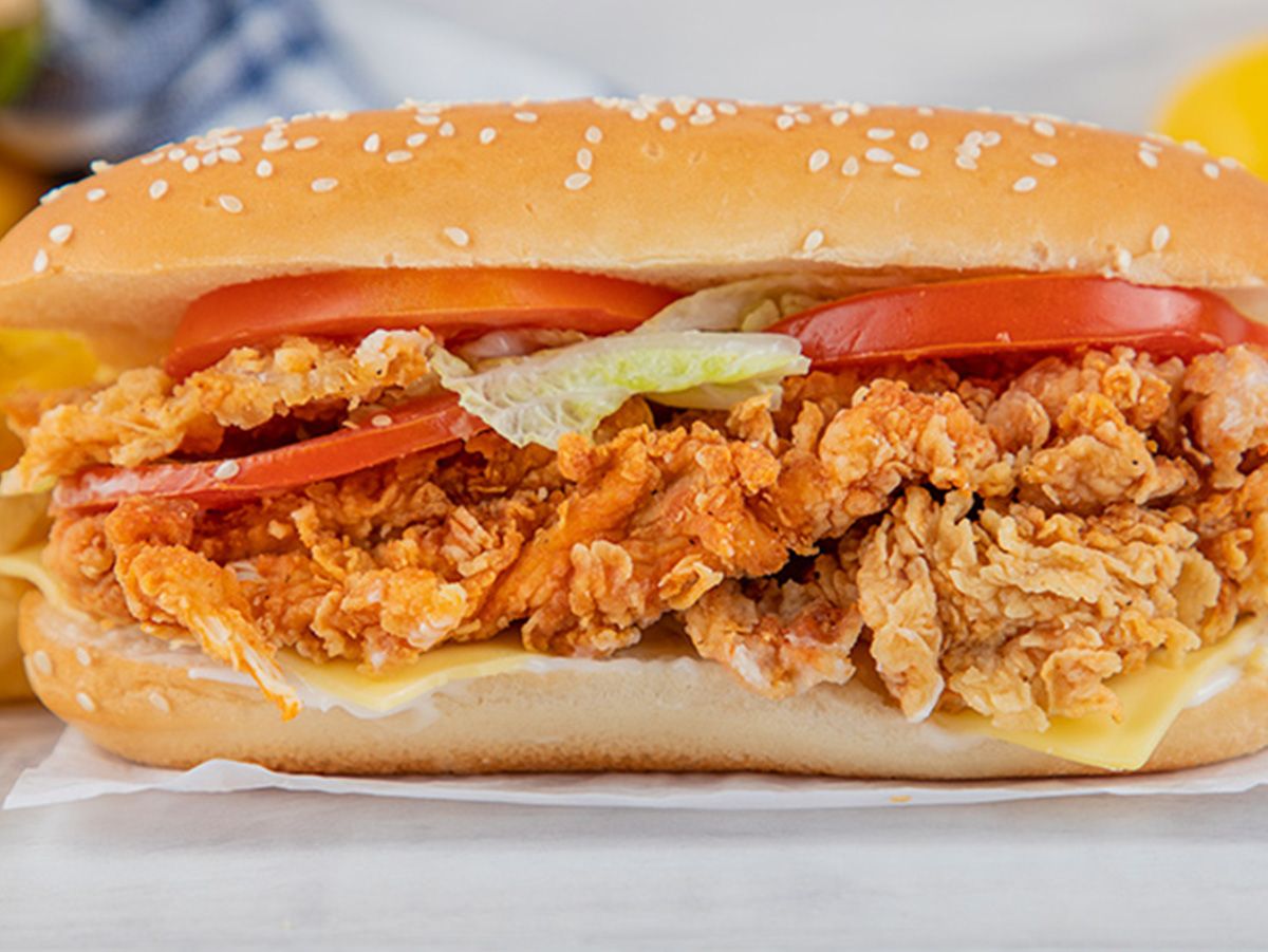 Crispy chicken sandwich
