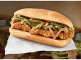Crispy Chicken Pane With Cheese Sandwich